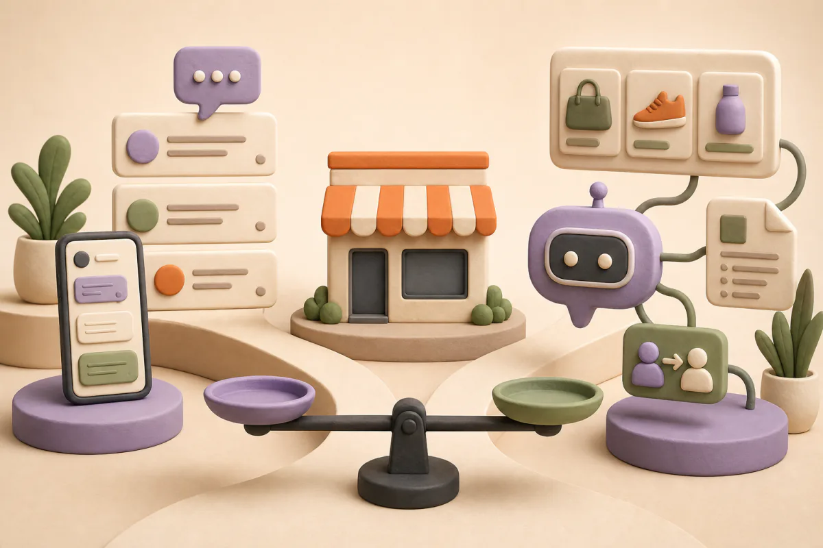 Shopify Inbox vs AI chatbot: when is the free option enough?